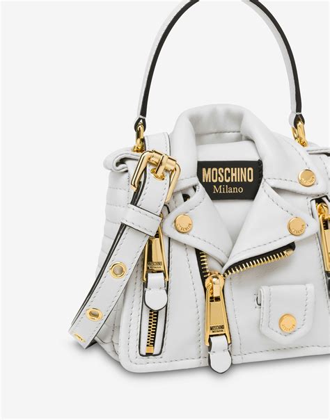 moschino biker bag fake|moschino biker trapezium bag.